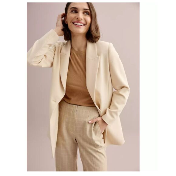 Women's Nine West Relaxed Longline Blazer - Picture 2 of 4